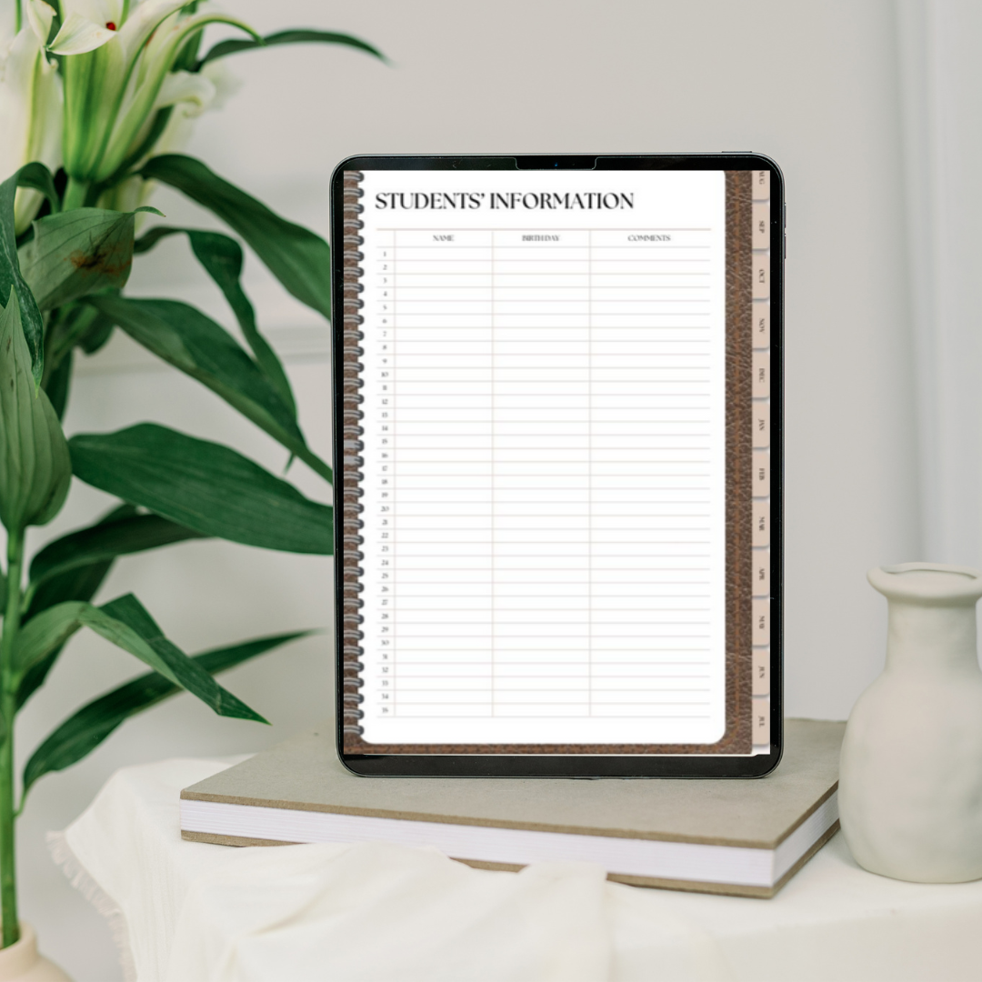 Digital Teacher Planner